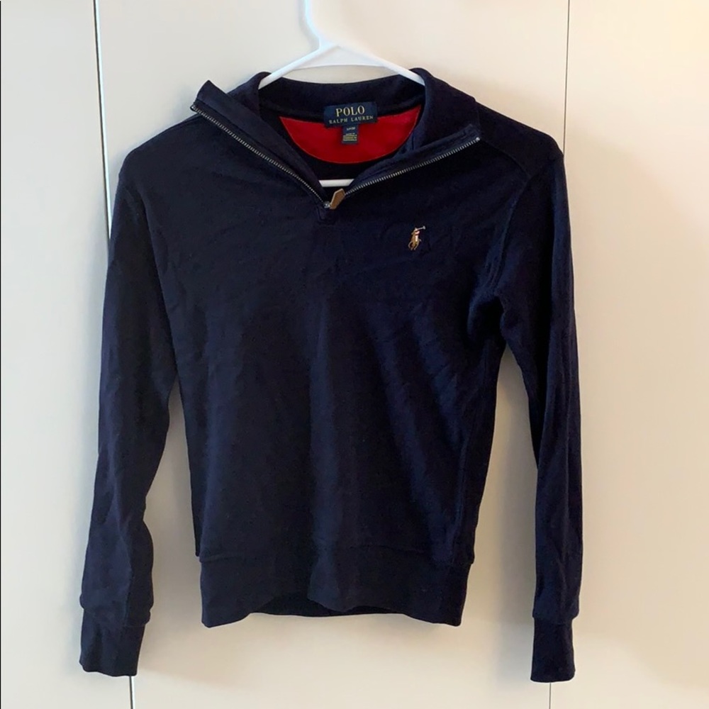 Polo Ralph Lauren half zip navy